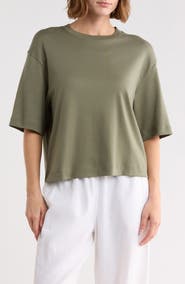 Vince Wide Sleeve Crop T-Shirt