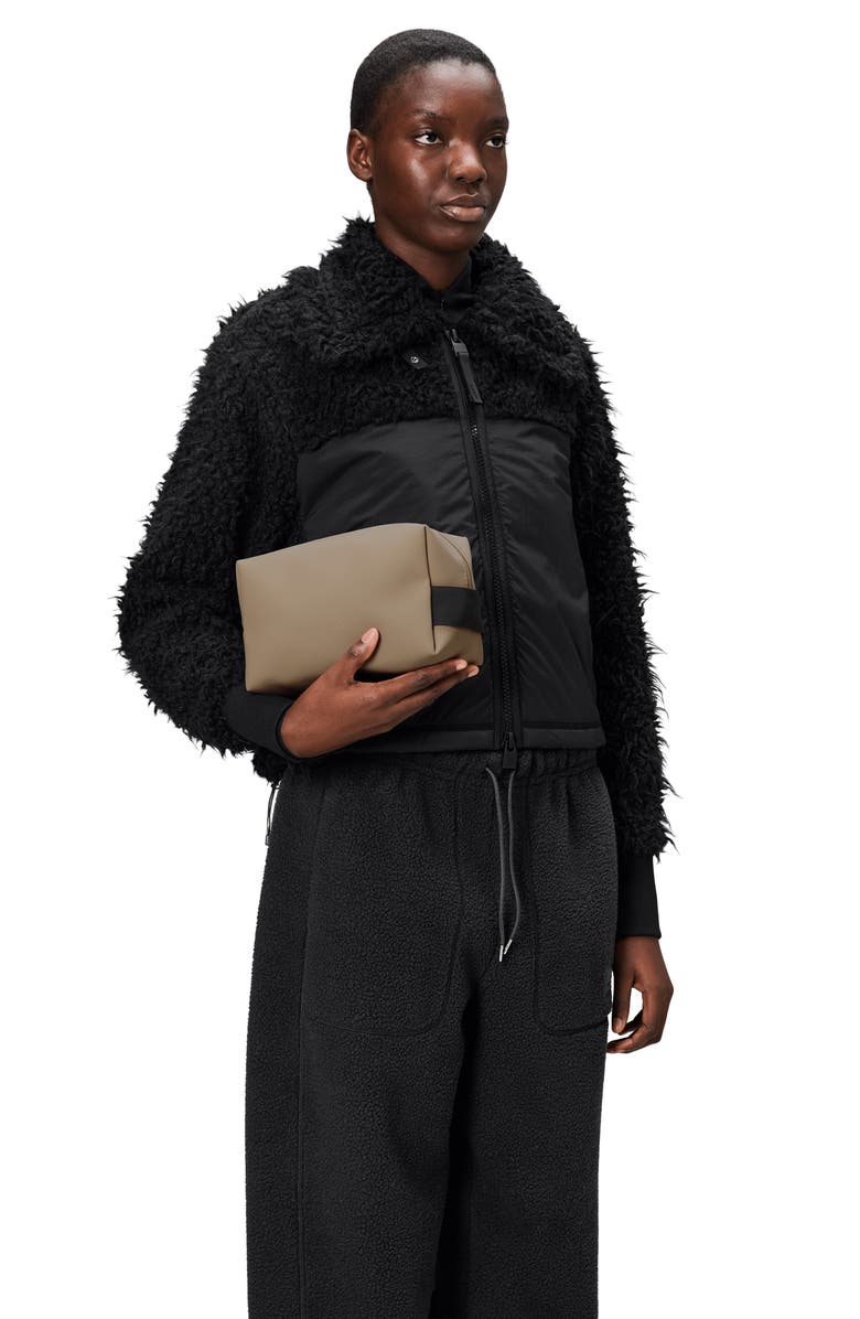 Rains Small Waterproof Toiletry Bag, Alternate, color, Beige