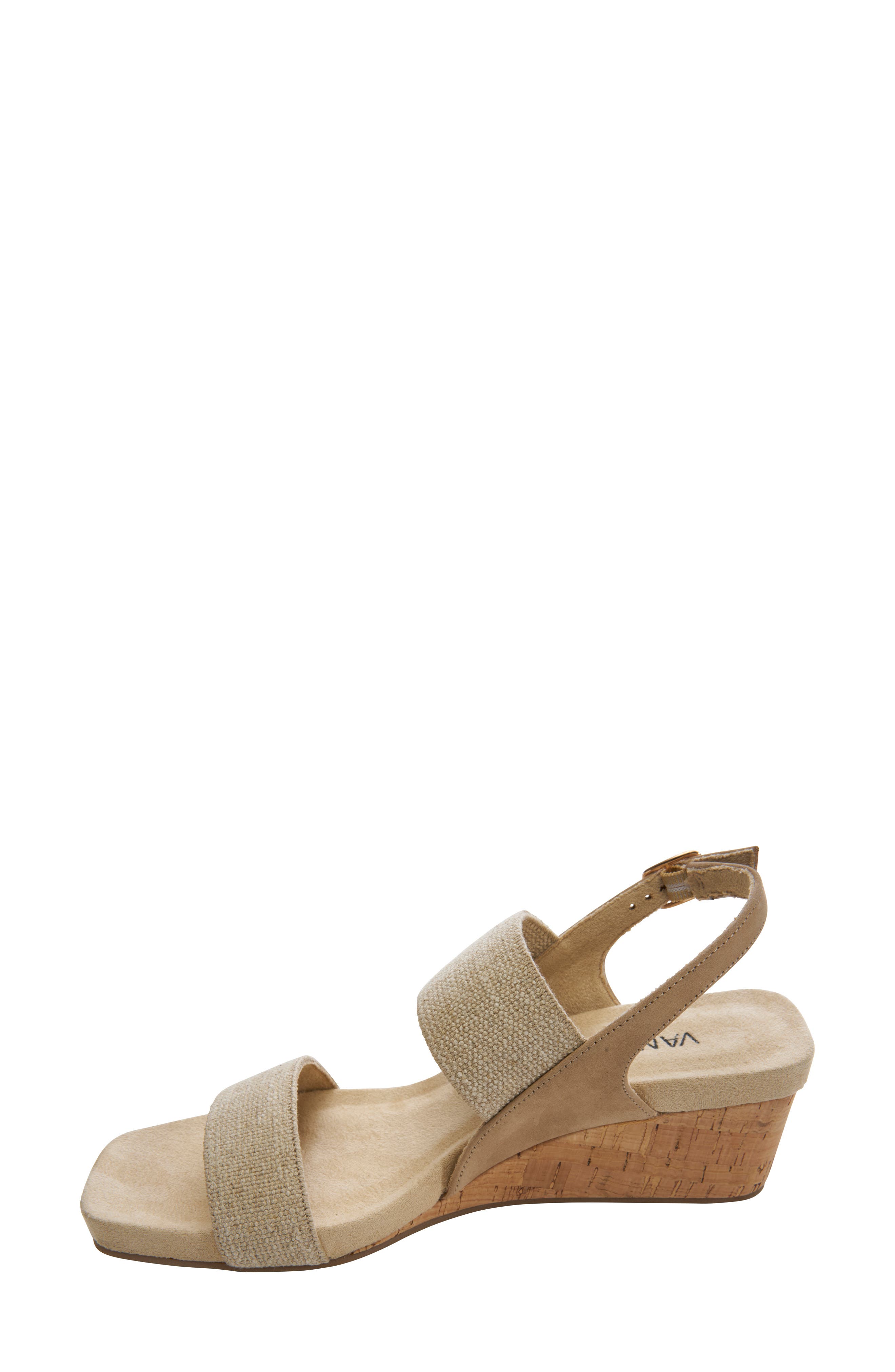 VANELi Catlee Wedge Sandal, Alternate, color, Natural