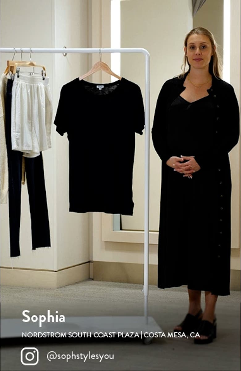 Zoe Slub Crewneck Tee, sales video thumbnail