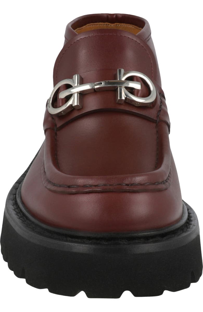 FERRAGAMO Geffer 2 Gancini Lug Sole Loafer, Alternate, color, Purple