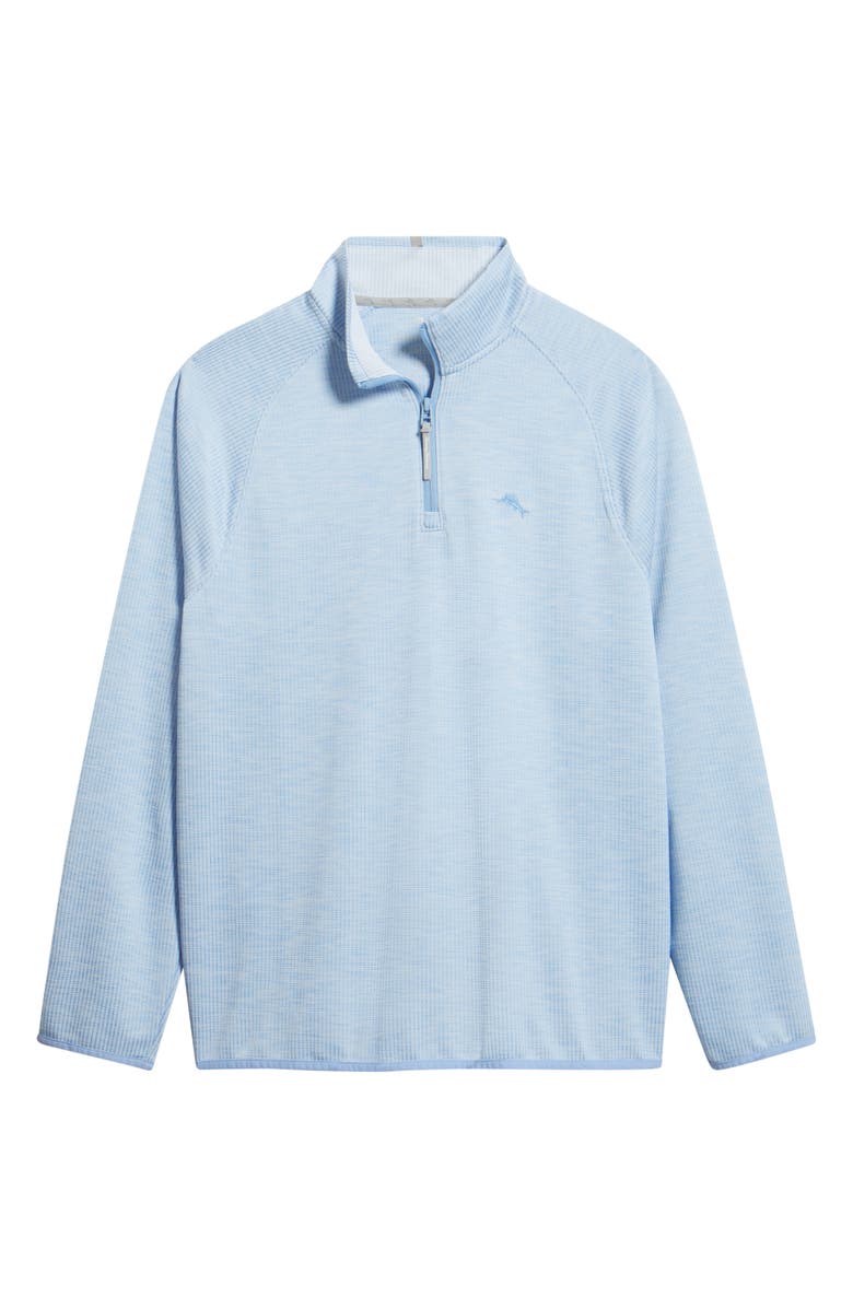 Tommy Bahama Palm Pro IslandZone<sup>®</sup> Performance Half Zip Pullover, Alternate, color, Blue Expanse