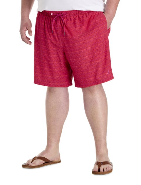 Big & Tall Printed Swim Trunks