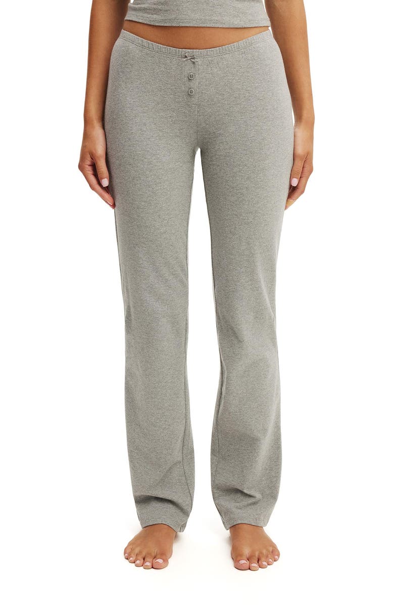 COTTON ON BODY Women's Dreamy Soft Flare Pant, Alternate, color, Mid Grey Marle