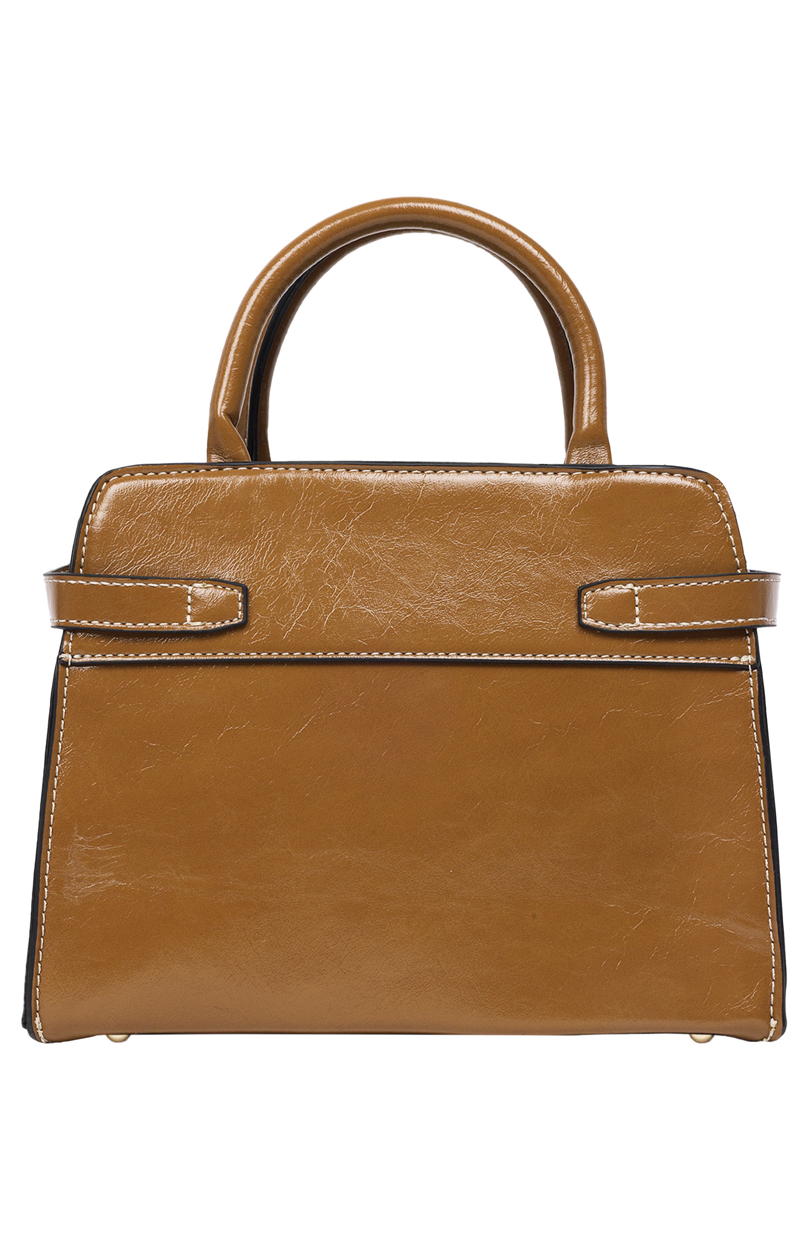 True Religion Buckle Tab Tote Bag, Alternate, color, Camel