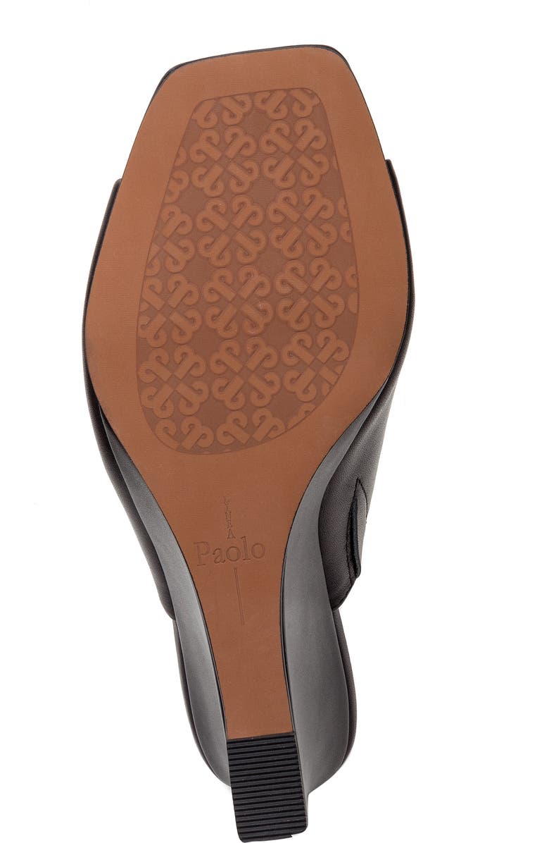 Linea Paolo Glitz Wedge Slide Sandal, Alternate, color, Black