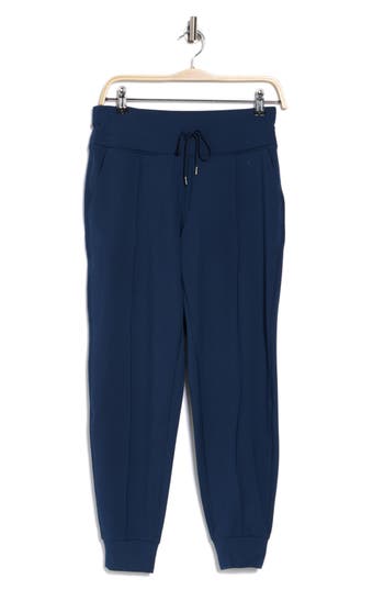 90 Degree By Reflex Interlock Light Work High Waist Joggers In Pageant Blue