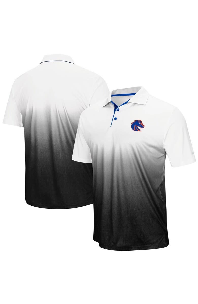 COLOSSEUM Men's Colosseum Gray Boise State Broncos Magic Team Logo Polo, Main, color,