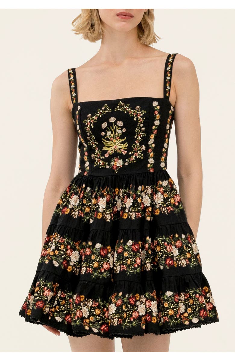 Agua by Agua Bendita Lima Paramo Mini Dress, Alternate, color, Multi