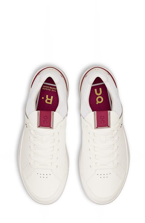 On The Roger Centre Court Tennis Sneaker In White