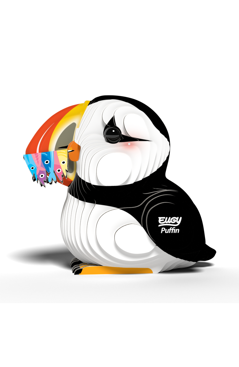 Eugy Puzzles Puffin 3D Puzzle, Alternate, color, NO COLOR