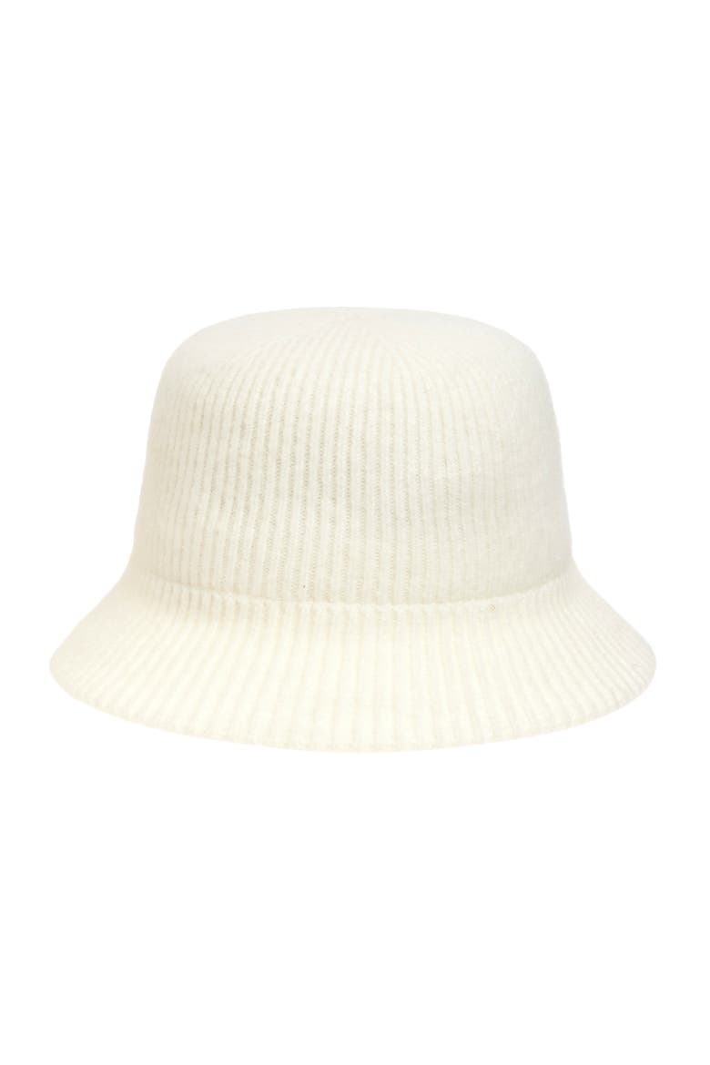 Rib Knit Cloche, Main, color, IVORY