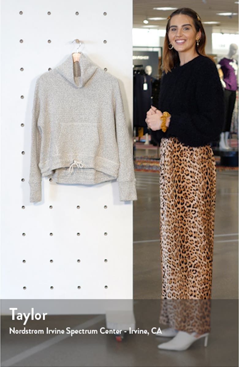 Bouclé Funnel Neck Sweatshirt, sales video thumbnail