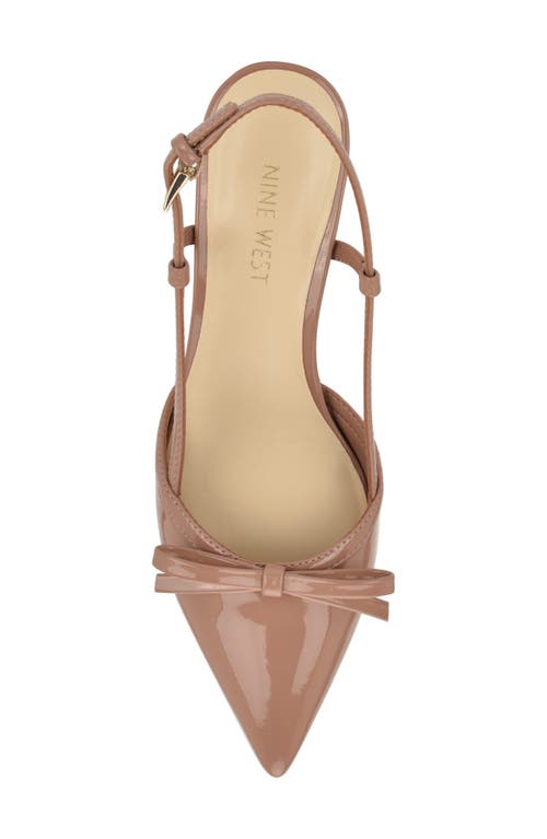 Nine West Reissa Slingback Pointed Toe Pump In Neutral