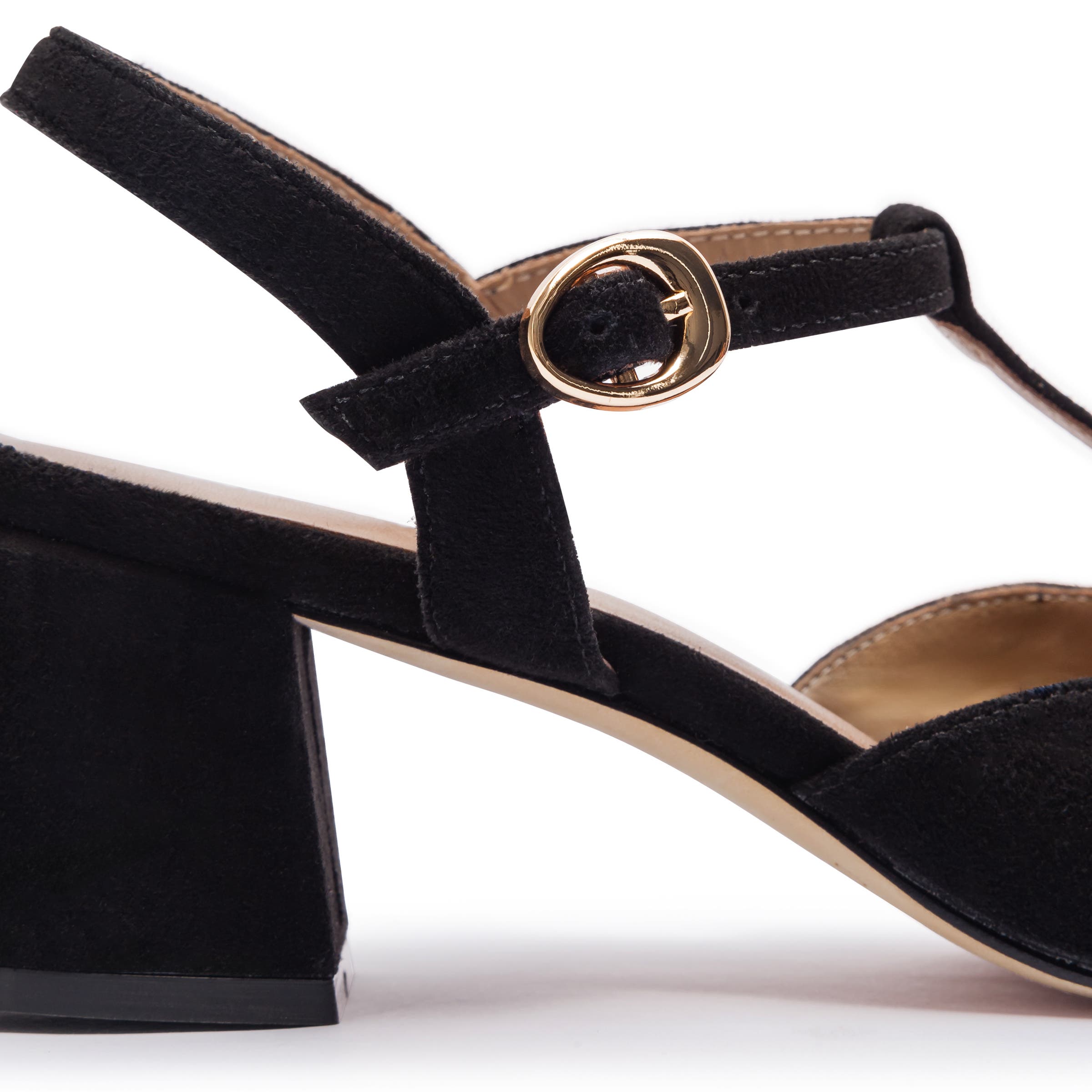 Bernardo Footwear Romi T-Strap Pump, Alternate, color, Black Suede