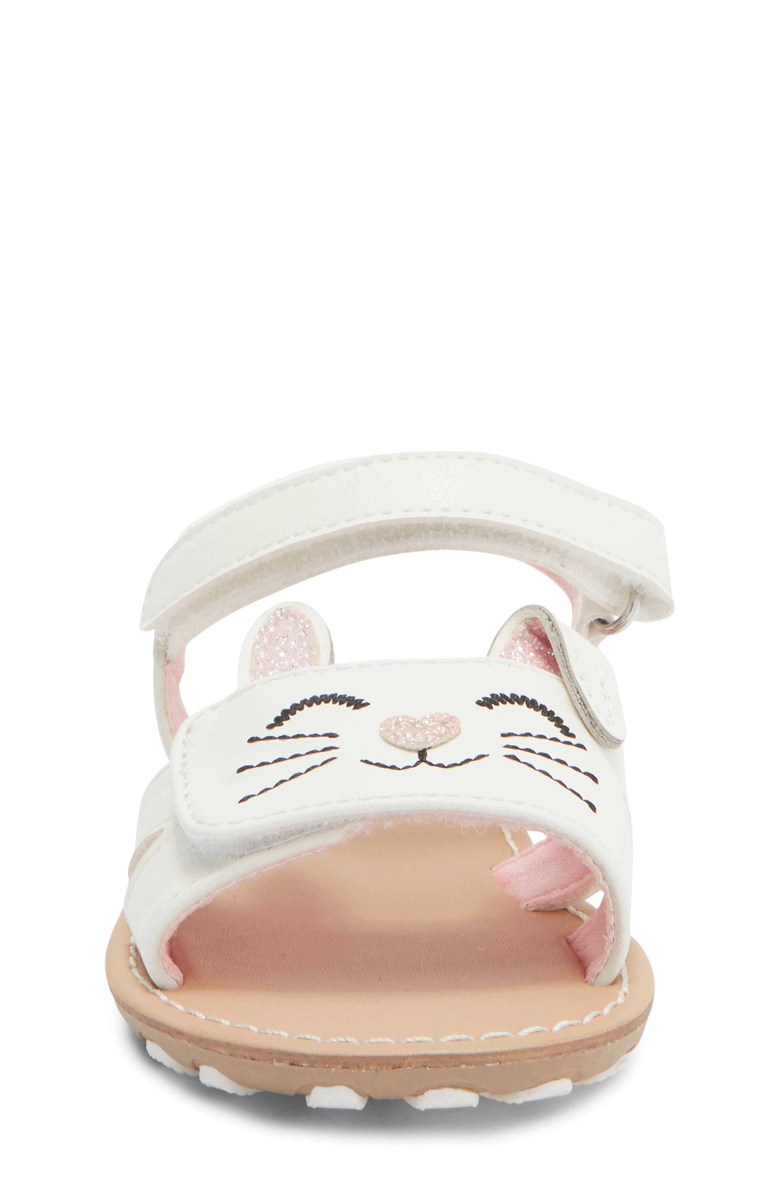 Harper Canyon Kids' Bunny Critter Sandal, Alternate, color, White