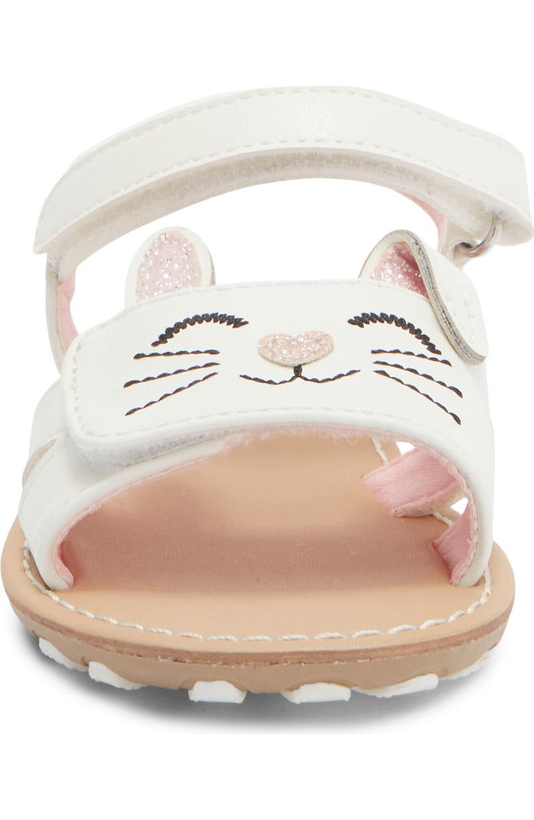 Harper Canyon Kids' Bunny Critter Sandal, Alternate, color, White
