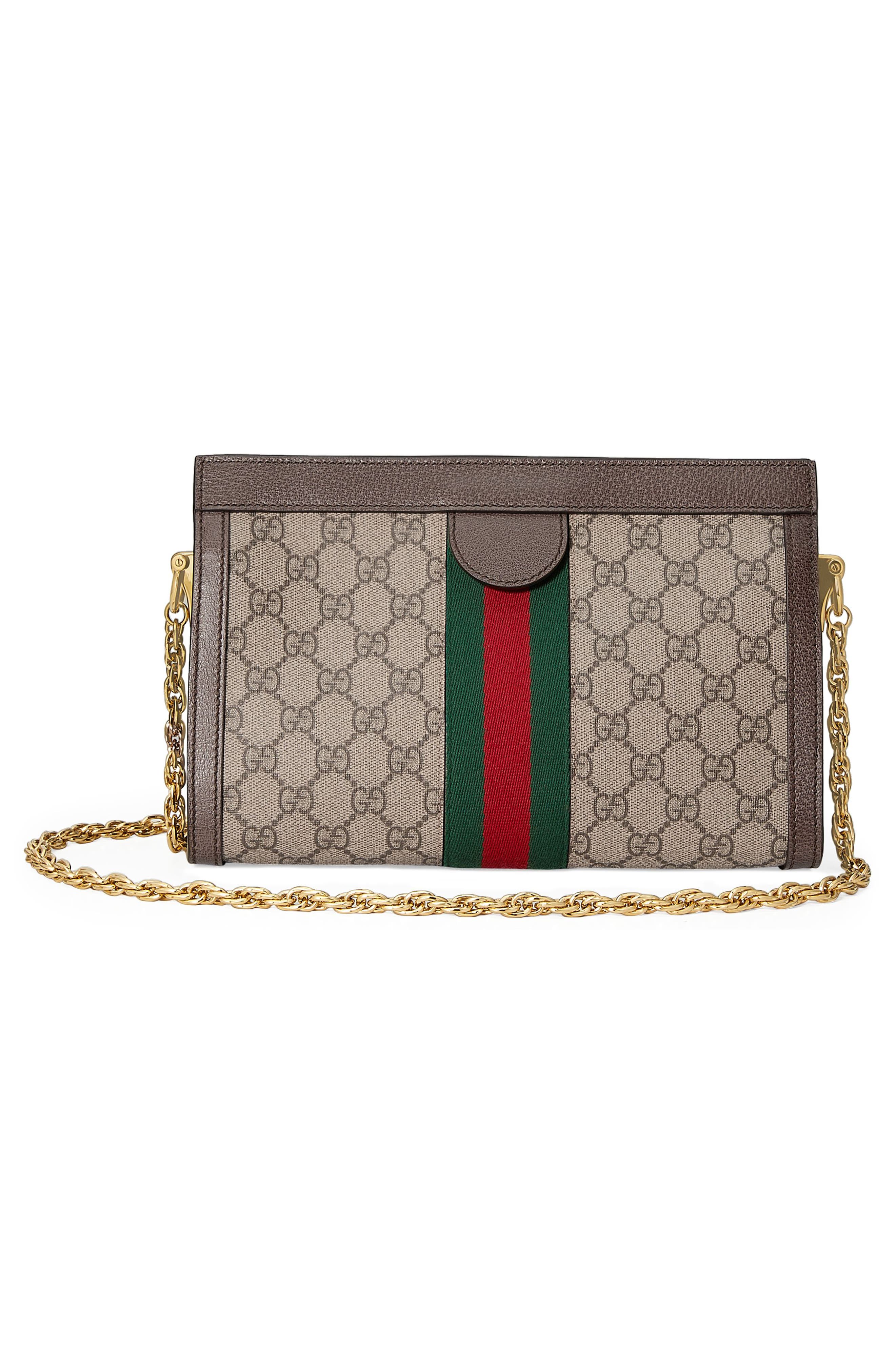 Gucci Small GG Supreme Shoulder Bag, Alternate, color, 