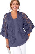 Jessica London Crochet Cardigan