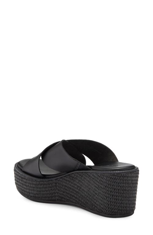 Nordstrom Rack Frankie Wedge Platform Sandal In Black