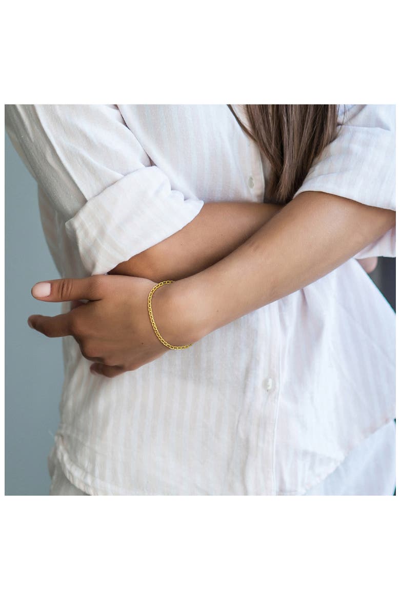 Marine Link Bracelet, Alternate, color, GOLD