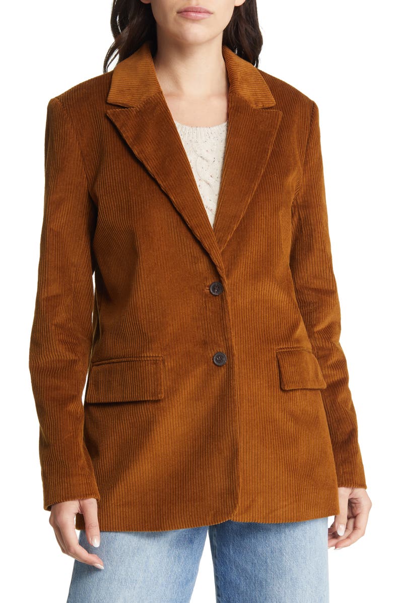 Treasure & Bond Cotton Corduroy Blazer, Alternate, color, 