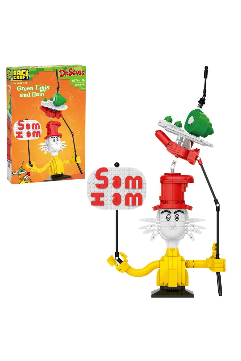 Dr. Seuss Sam I Am Building Set, Main, color, Green