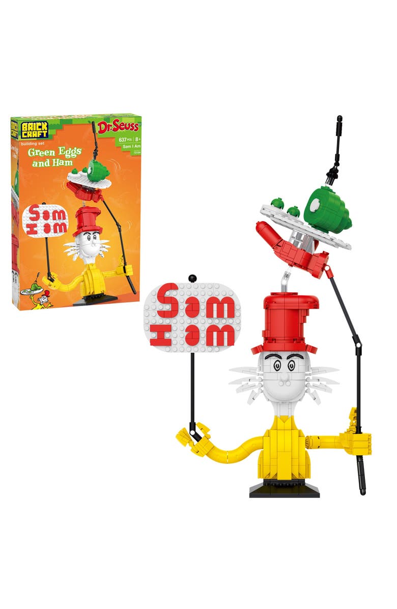 Brickcraft Dr. Seuss Sam I Am Building Set, Main, color, Green