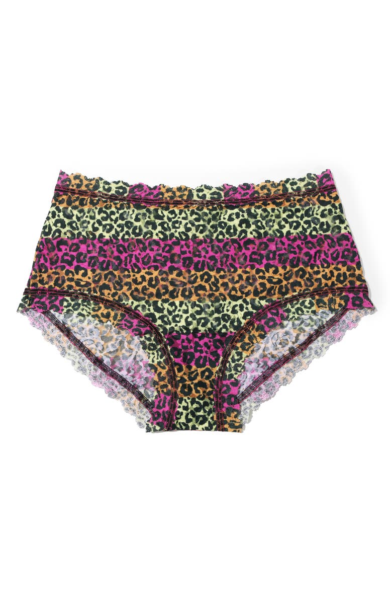 Hanky Panky Floral High Waist Briefs, Alternate, color, 
