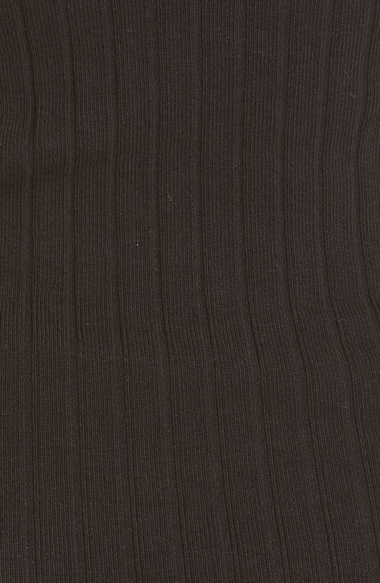 Vince Ribbed Halter Neck Cotton Blend Tank Top, Alternate, color, 