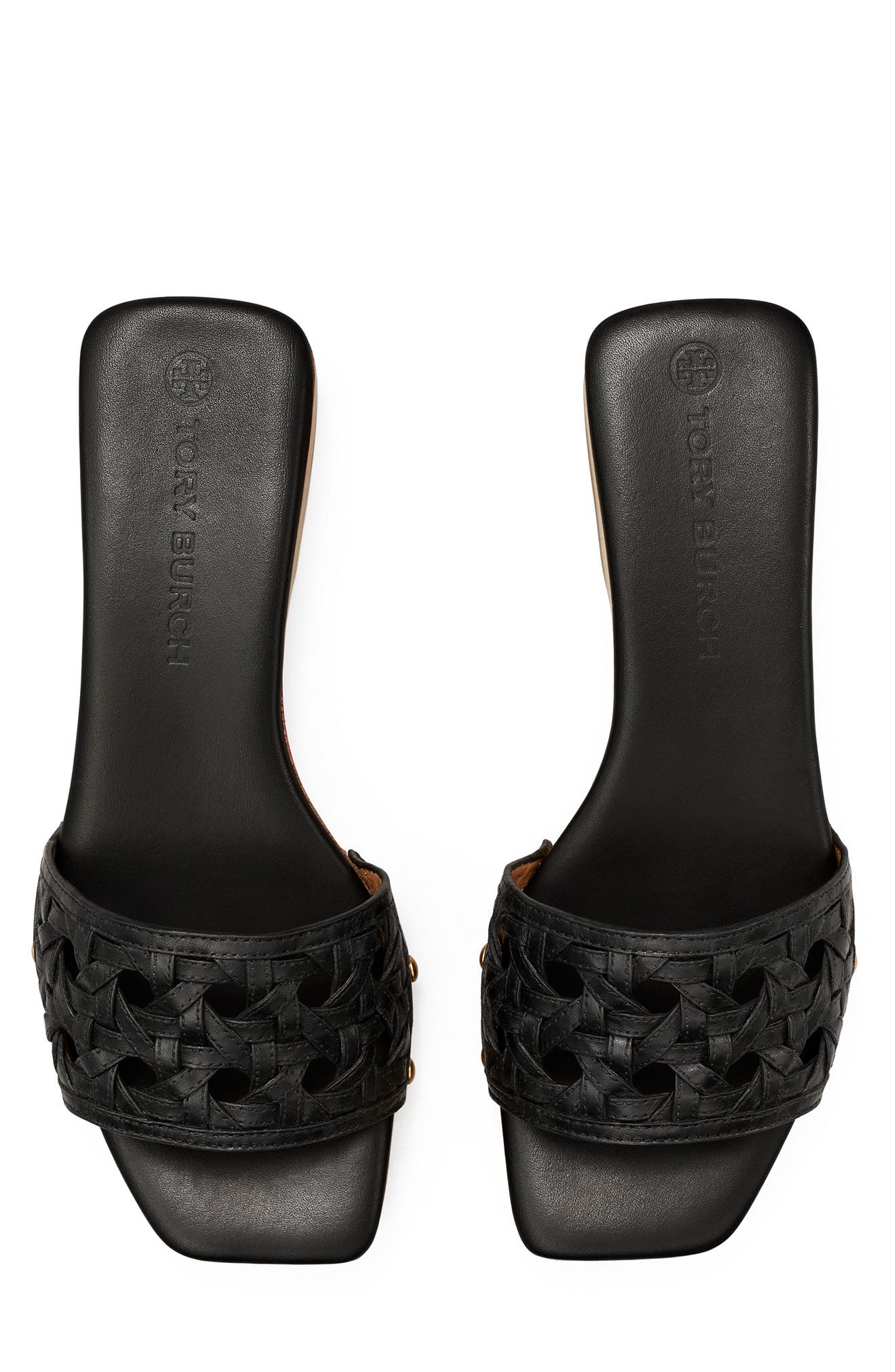 Tory Burch Basketweave Sandal, Alternate, color, 