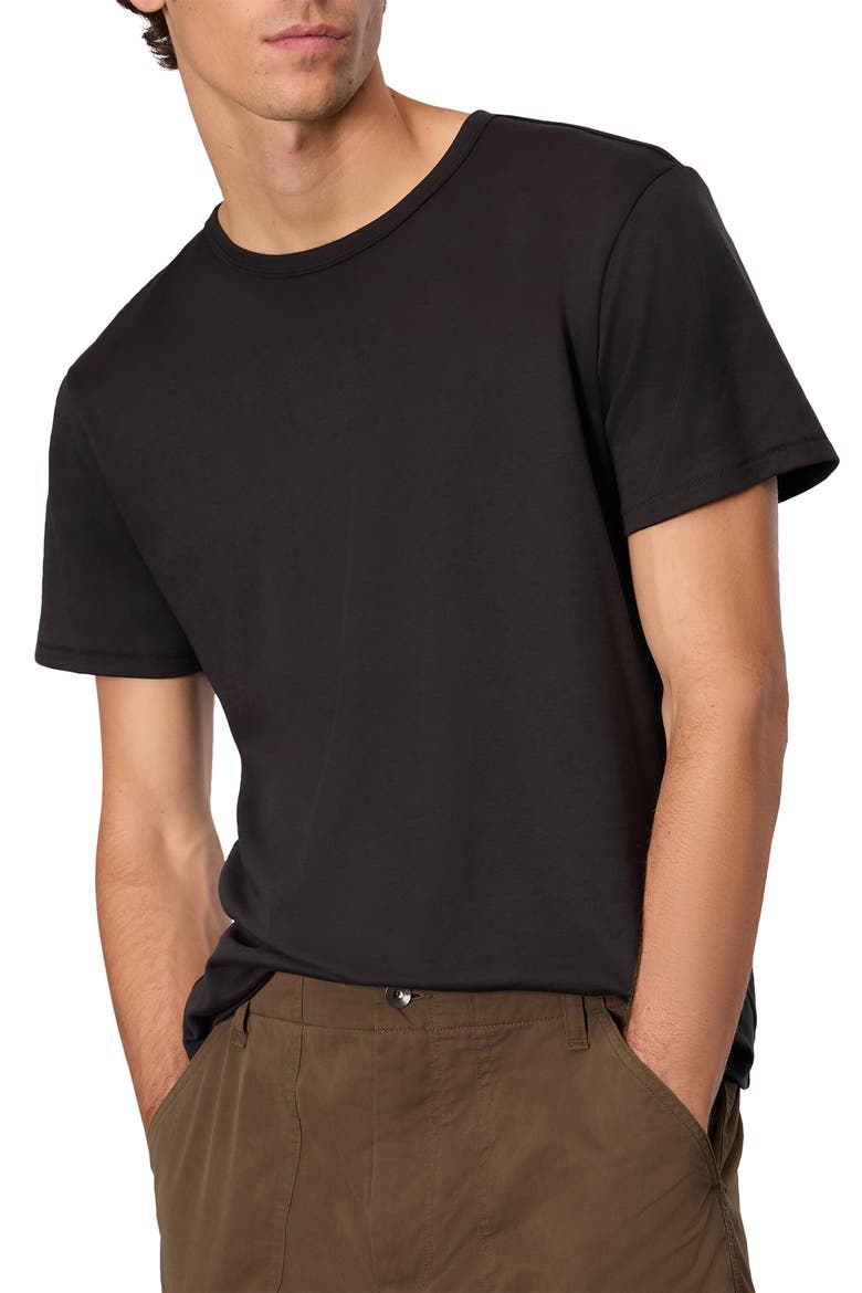 Pure Pima T-Shirt, Main, color, BLACK