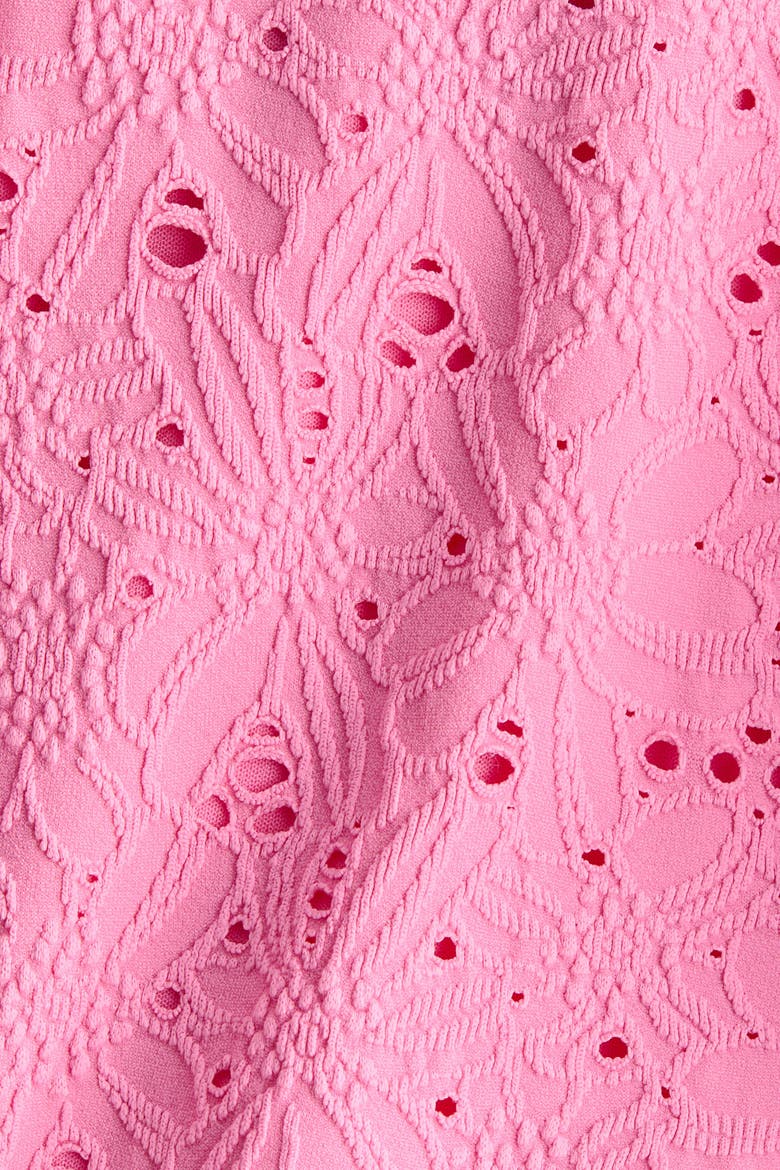 Frill-trimmed Swimsuit, Alternate, color, Pink