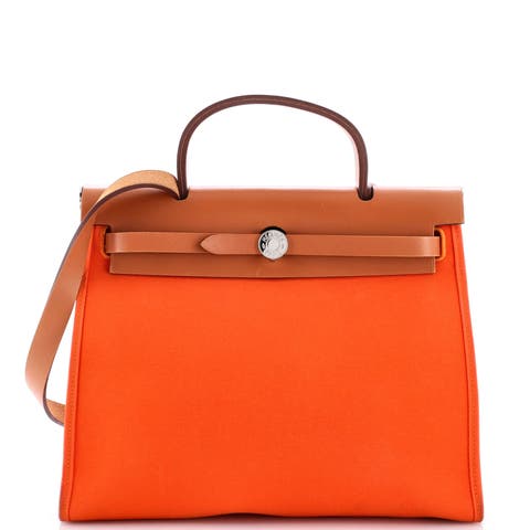 Herbag Zip Leather and Toile 31