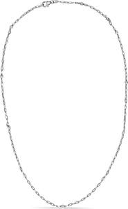Haus of Brilliance 14K White Gold Bezel Set 1.00 Cttw Diamond 11 Station Necklace