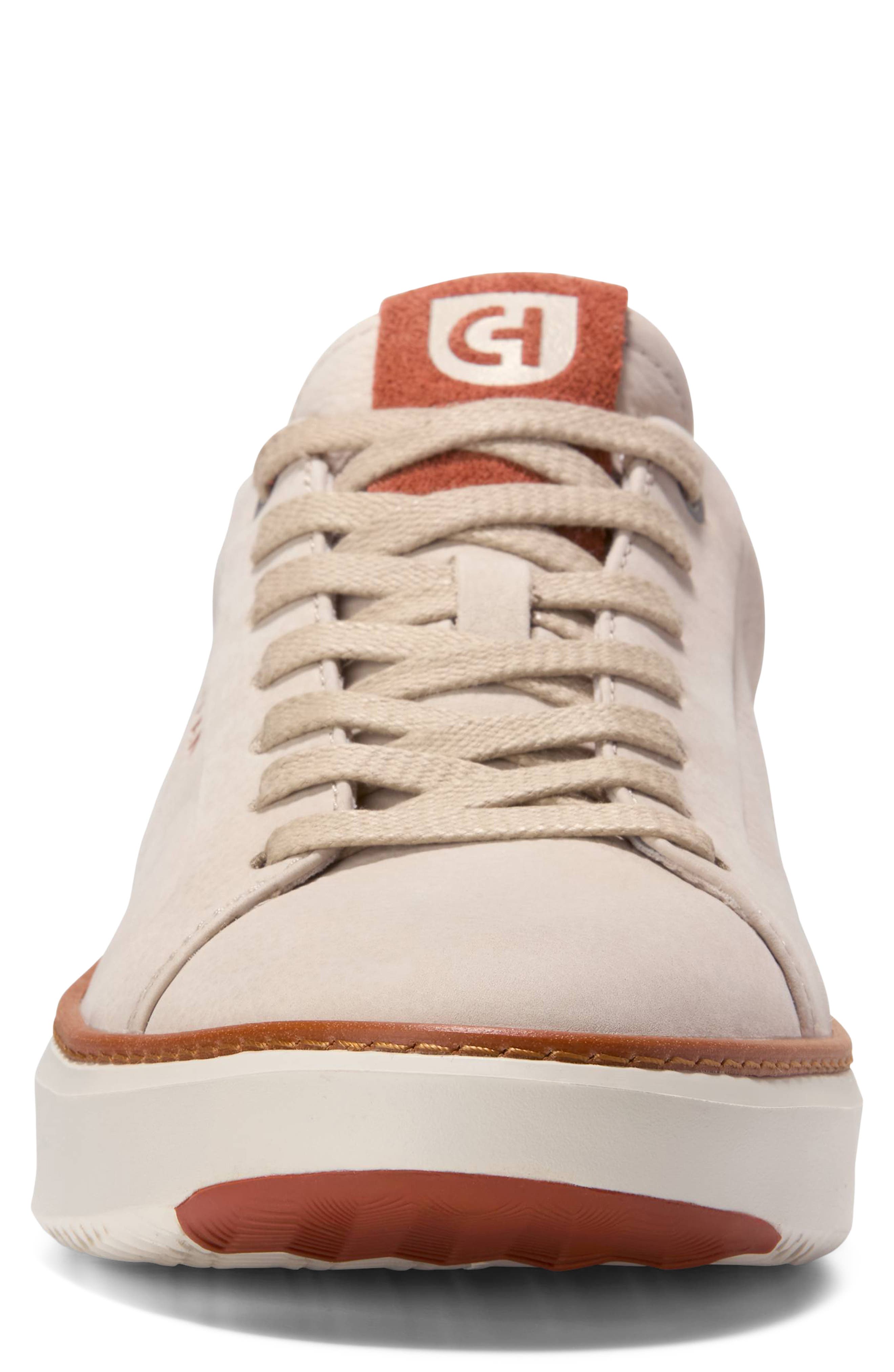 GrandPro Topspin Sneaker, Alternate, color, SESAME NUBUCK / CINNABAR