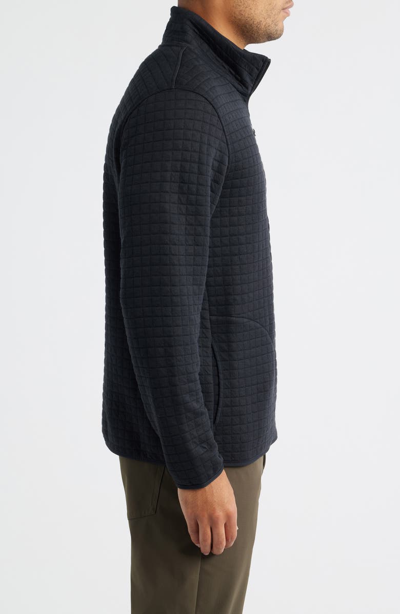 Free Fly Downvalley Quilted Quarter Zip, Alternate, color, Black