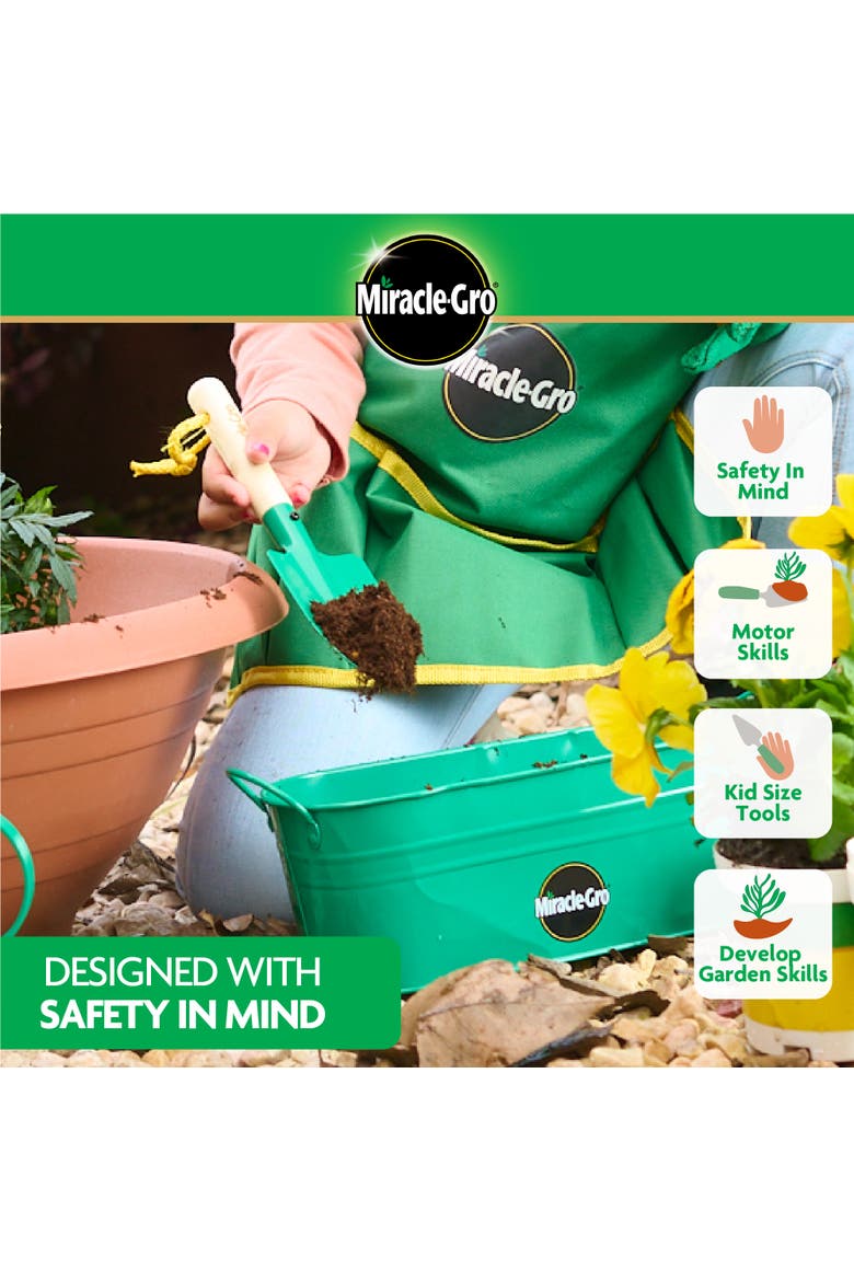 Set 3 pcs - hand garden toolset, Alternate, color, Dark Green
