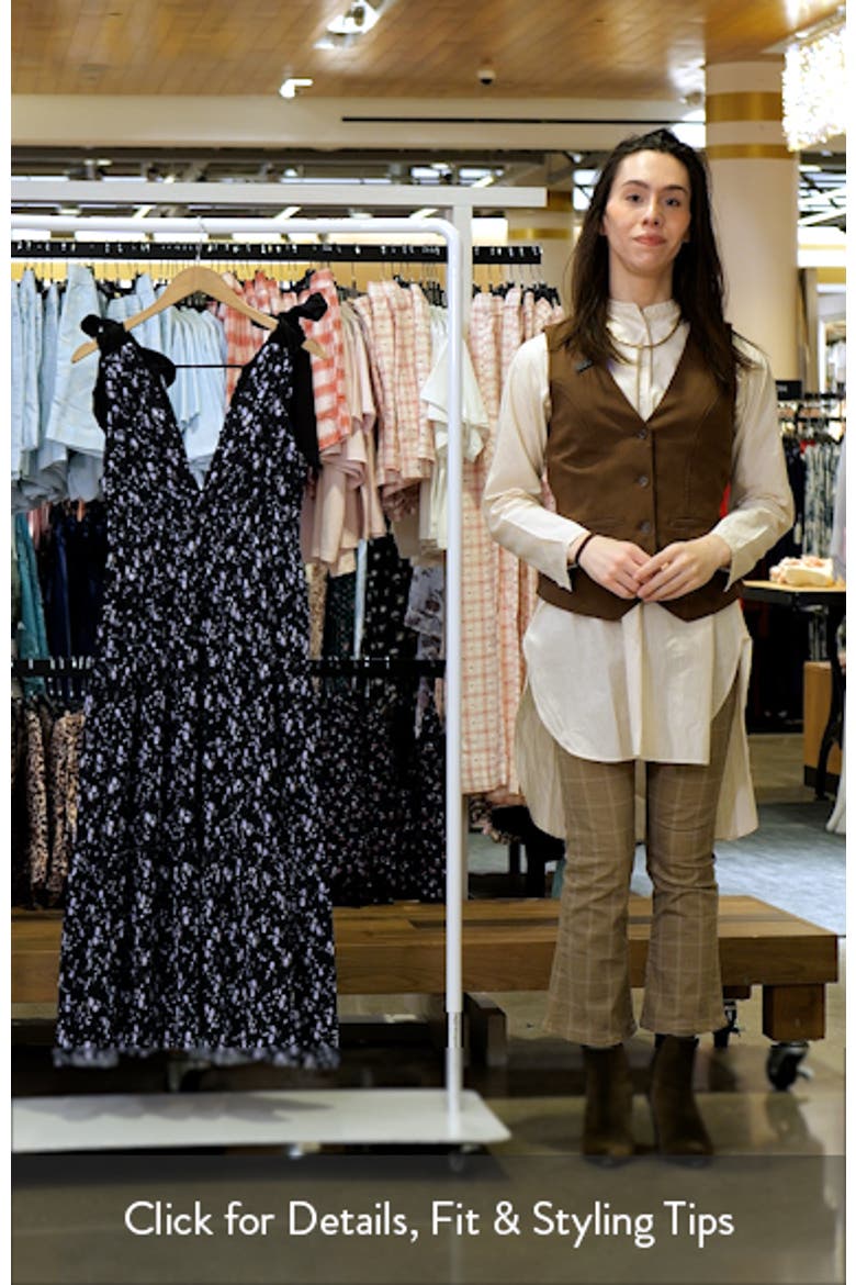 Adeline Floral Shirred Dress video