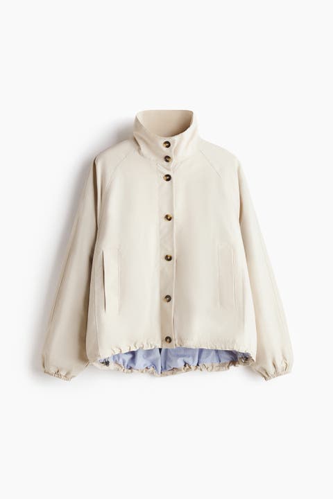 Oversized Bubble-hem Jacket