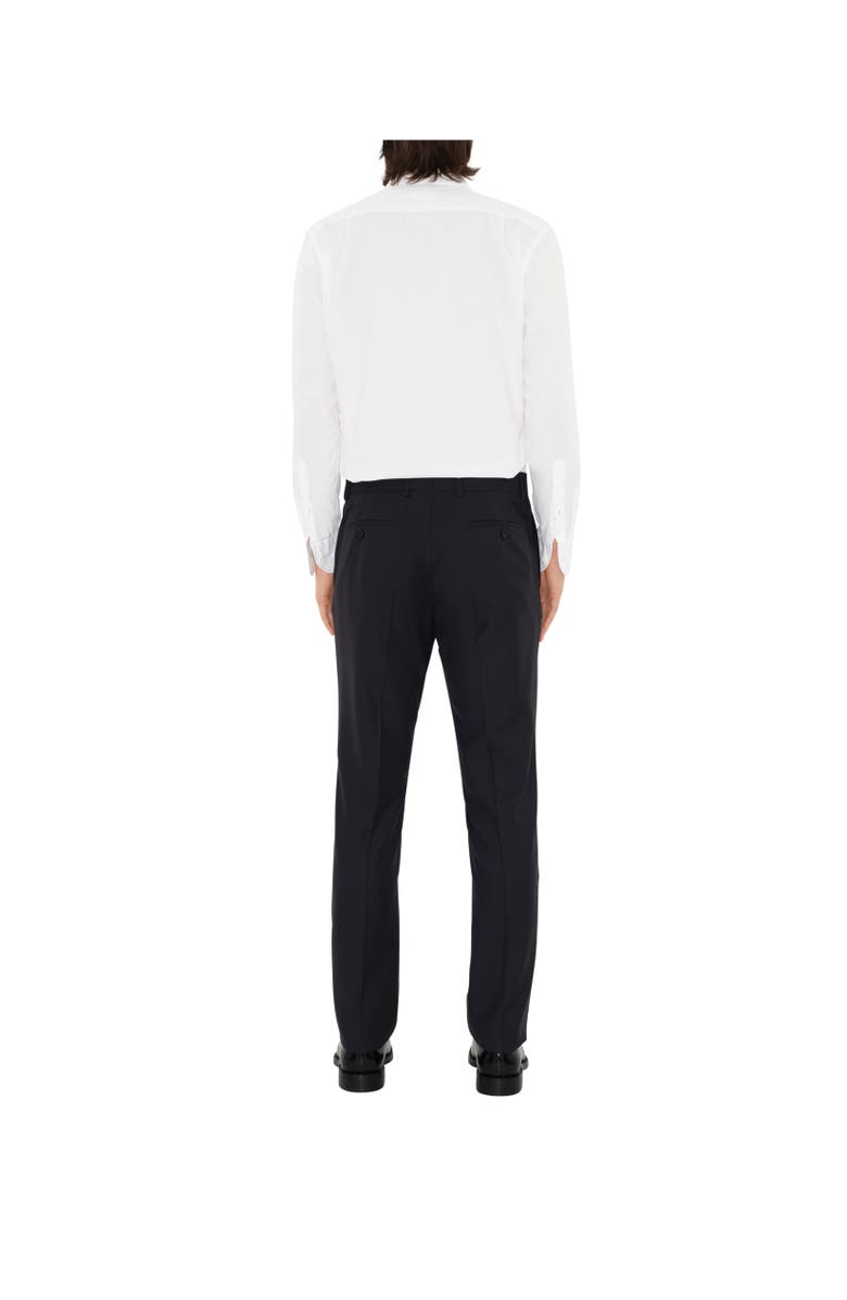 Burberry Wool Tailored Trousers, Alternate, color, Dark Navy