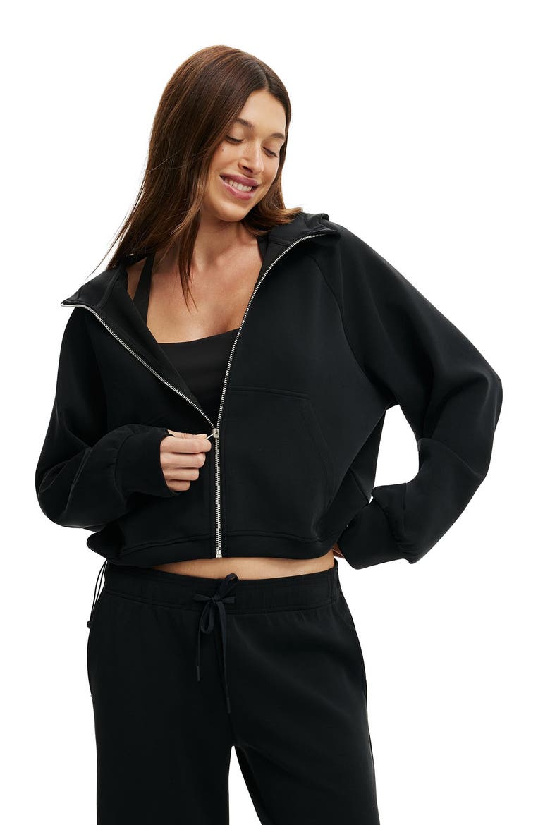 Women's Active Ultimate Soft Hooded Jacket, Main, color, Black