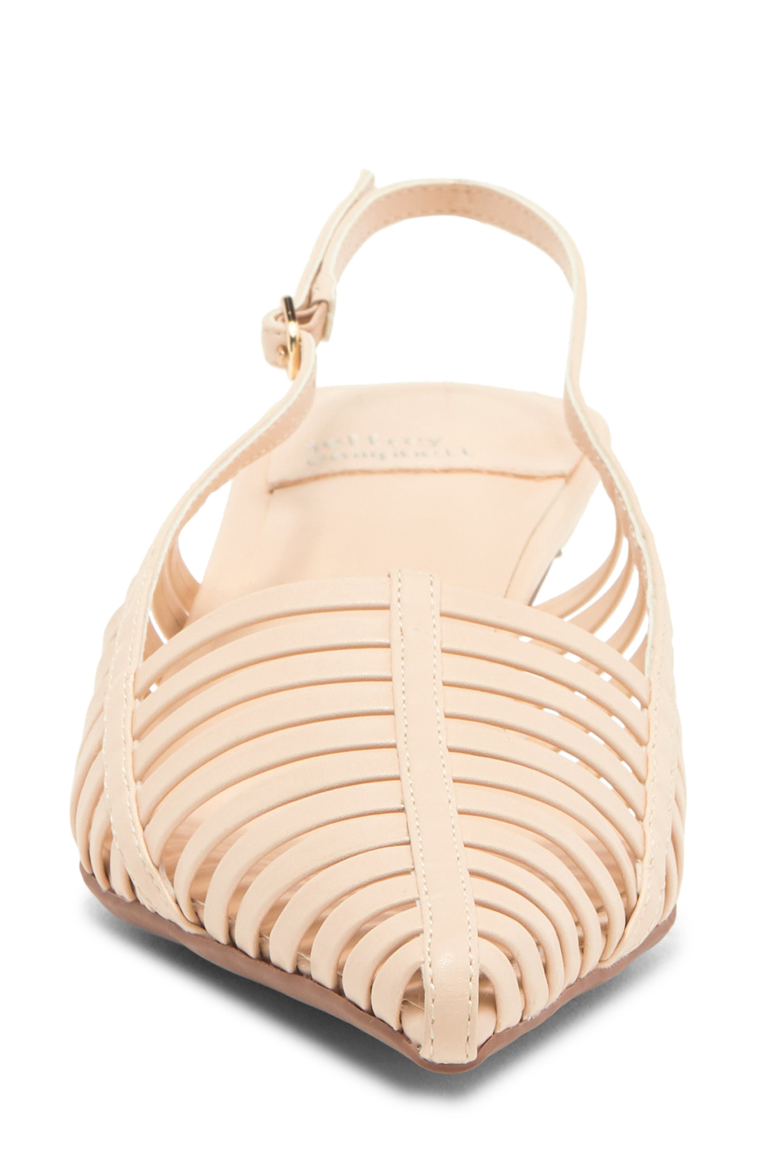 Jeffrey Campbell Striper Kitten Heel Slingback Pump, Alternate, color, 