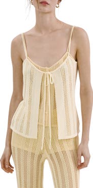 MANGO Layered Knit Camisole