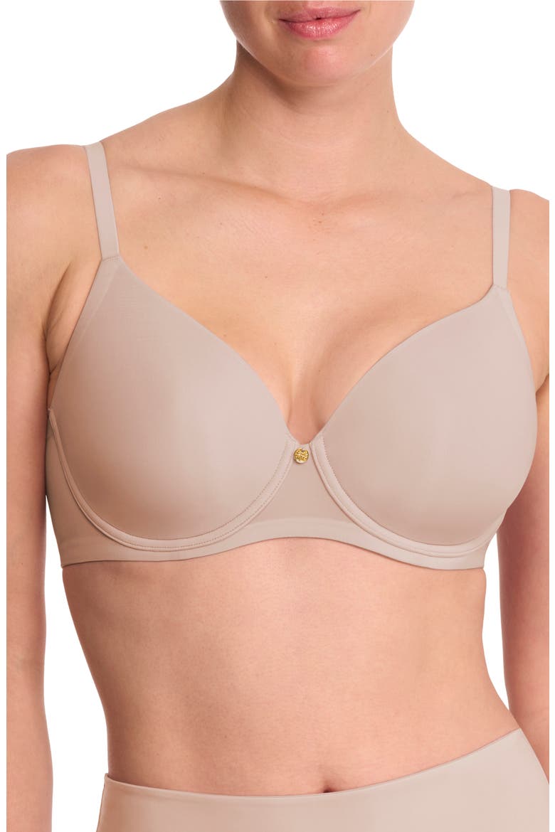 Cloud Comfort Full Fit Back Smoothing T-Shirt Bra, Main, color, LT. MOCHA