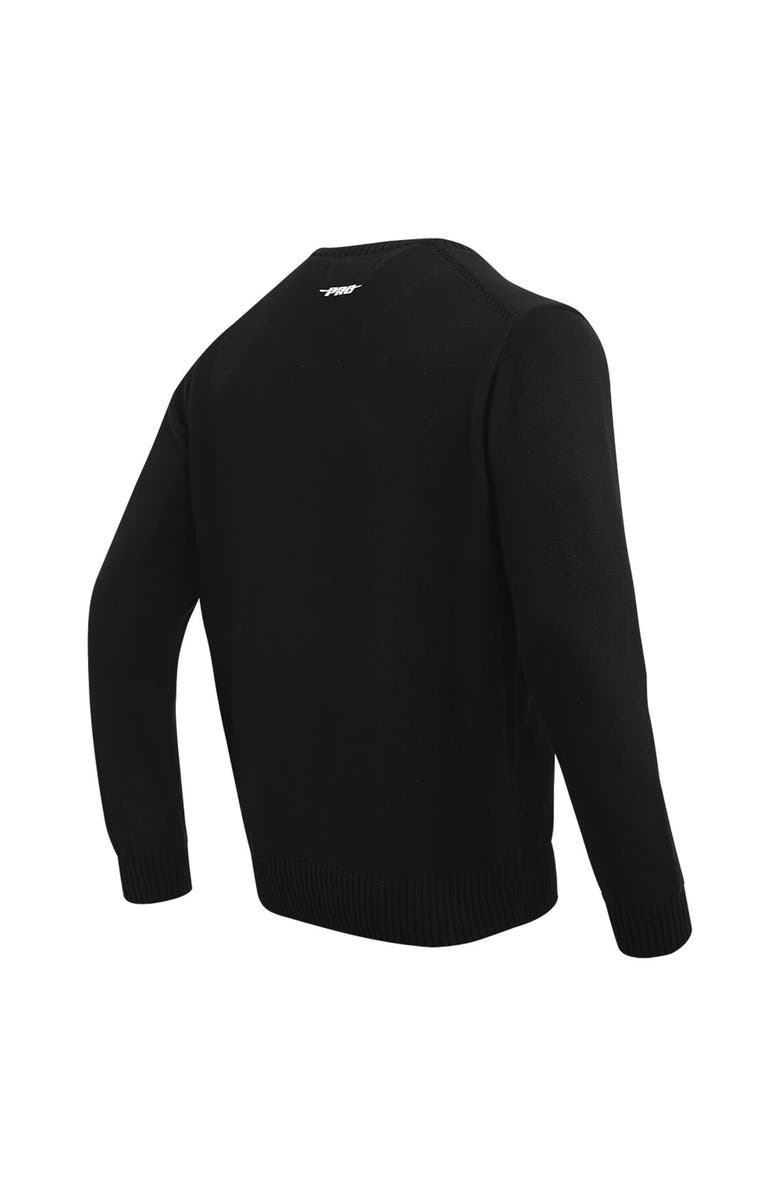 PRO STANDARD Men's Pro Standard Black Pittsburgh Steelers Prep Knit Sweater, Alternate, color, Black