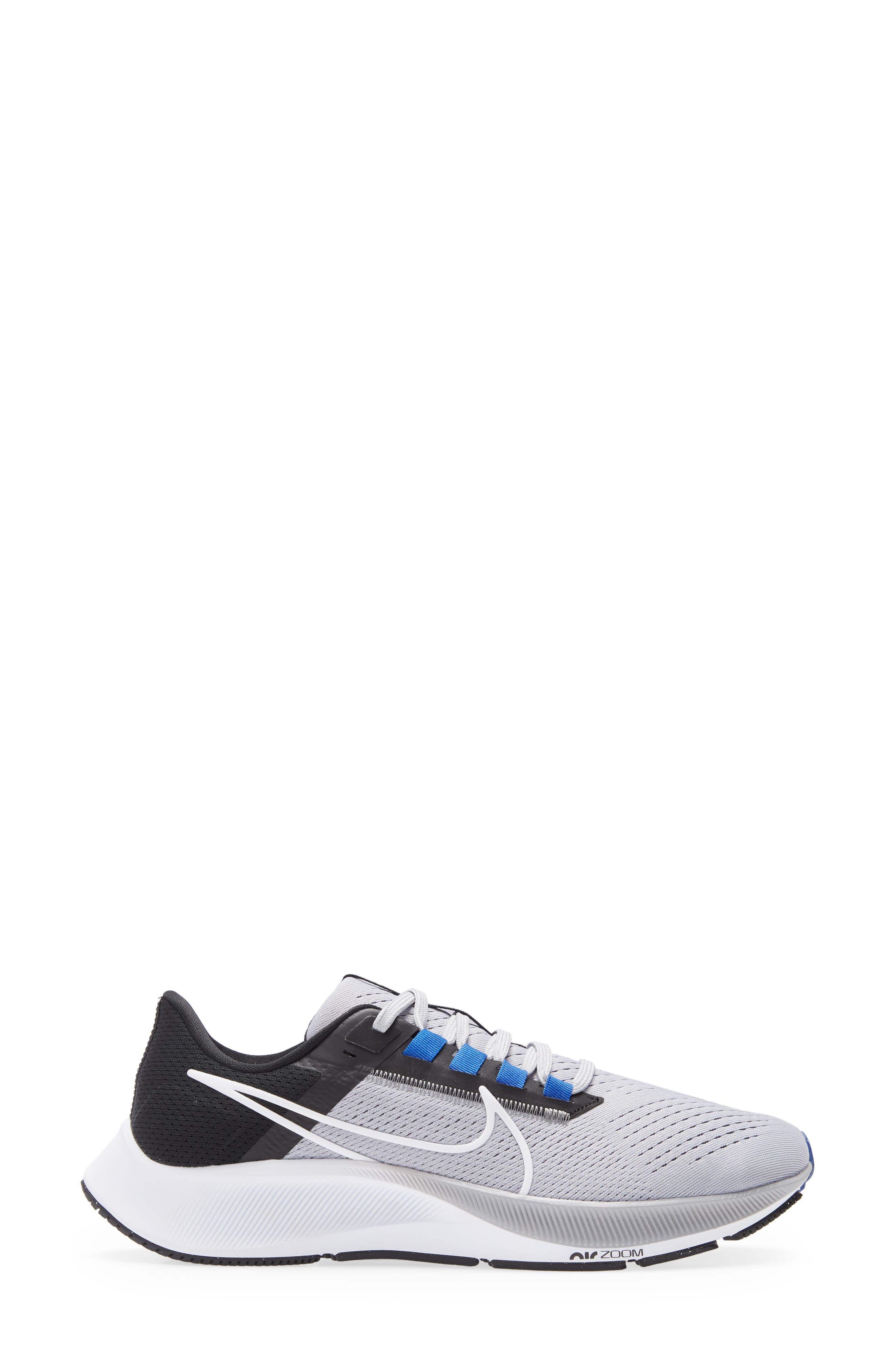 Air Zoom Pegasus 38 Running Shoe, Alternate, color, WOLF GREY/ WHITE/ BLACK