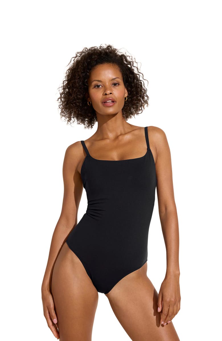 STYLEST DreamSculpt Swim Bodysuit, Main, color, Caviar