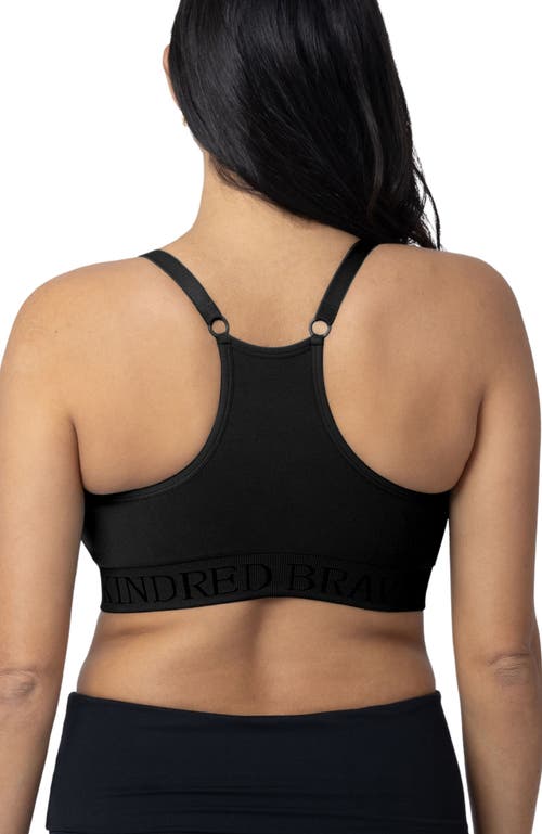 Kindred Bravely Sublime Hands-free Pumping & Nursing Sports Bra In Black