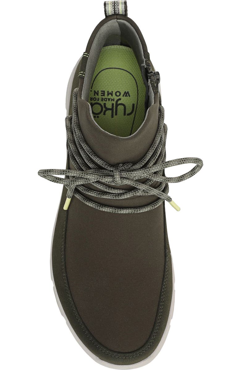 Rykä Charisma Water Repellent Ankle Bootie, Alternate, color, Alpine Green